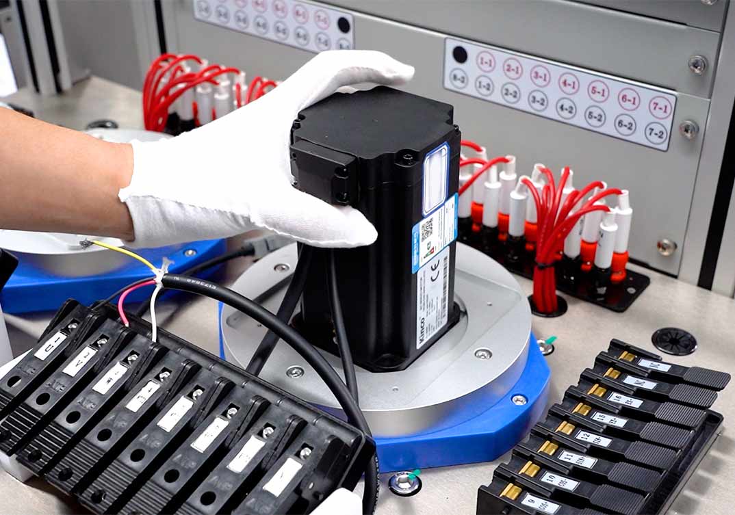 伺服电机测试系统应用现场