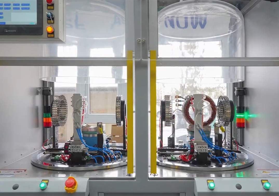 汽车驱动电机定子真空测试设备应用现场—AIP艾普